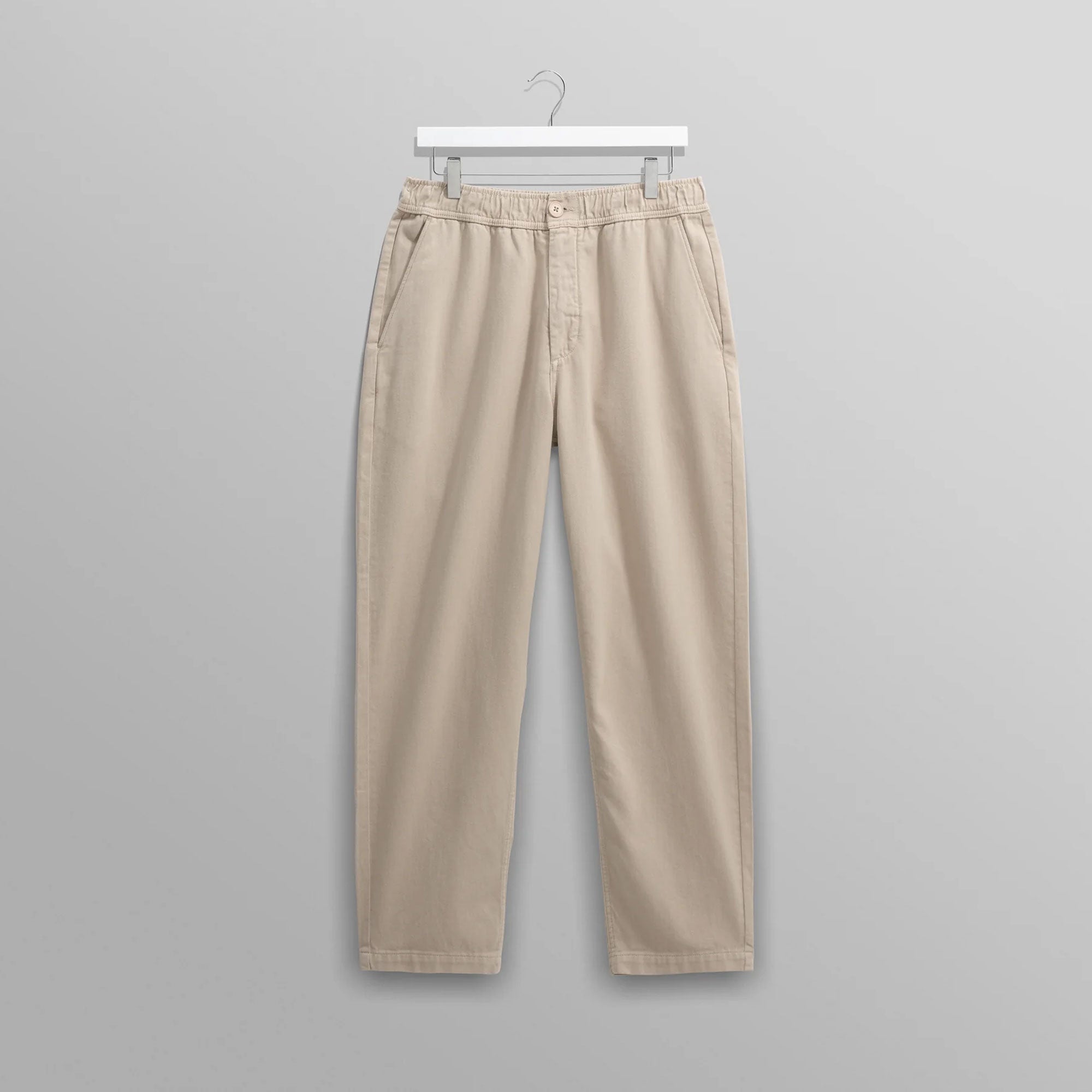 カートトラウザーズ ORGANIC COTTON TWILL (STONE) - グリニッジ オンラインストア