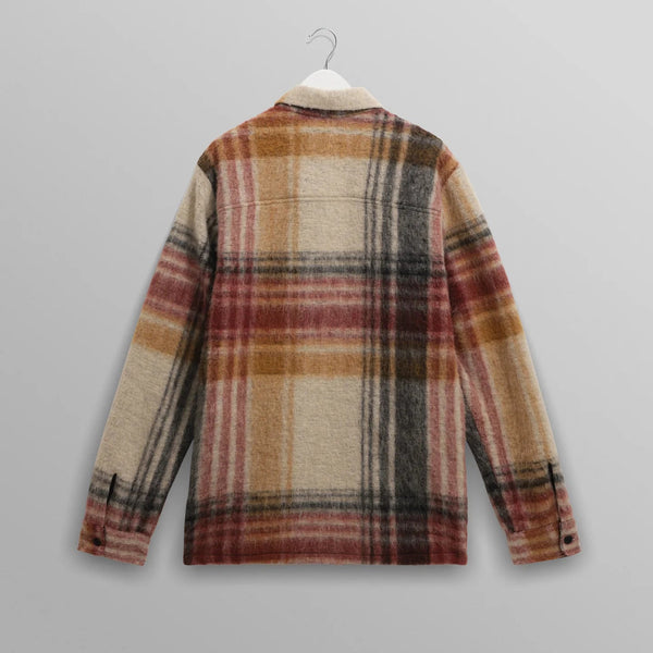 【予約】オーバーシャツ NOLAN WOOL BLEND CHECK (NATURAL MULTI)