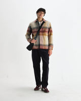 【予約】オーバーシャツ NOLAN WOOL BLEND CHECK (NATURAL MULTI)