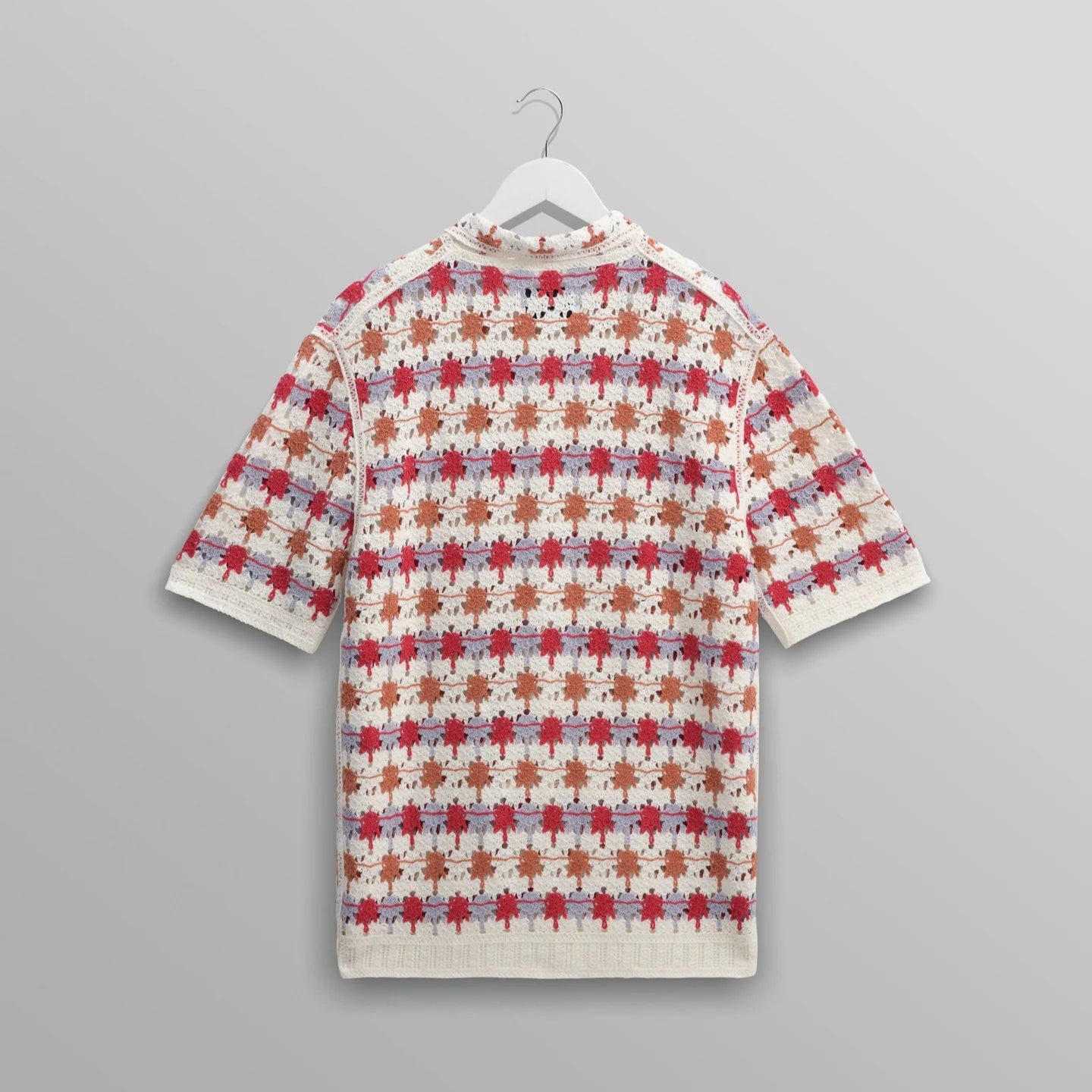 ポルトシャツ SPLASH CROCHET (ECRU/MULTI)