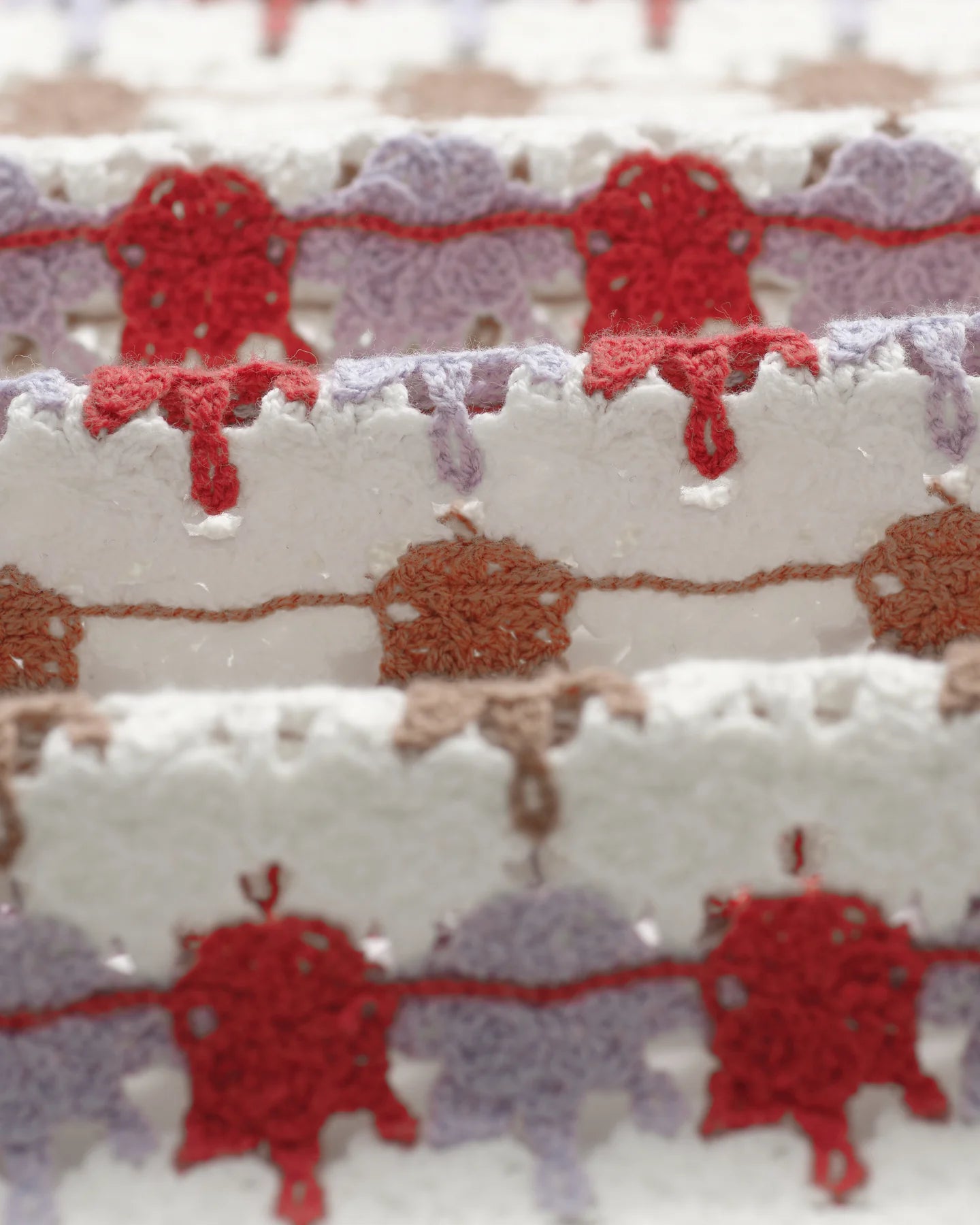 ポルトシャツ SPLASH CROCHET (ECRU/MULTI)