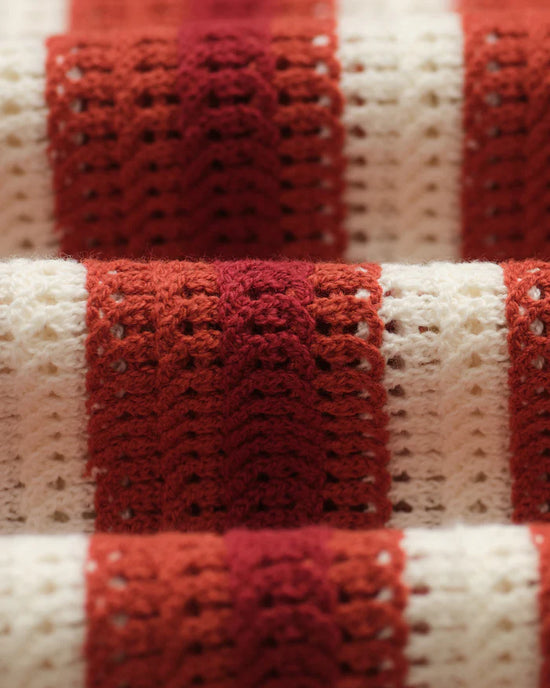 ポルトシャツ STRIPE (ECRU/ORANGE)