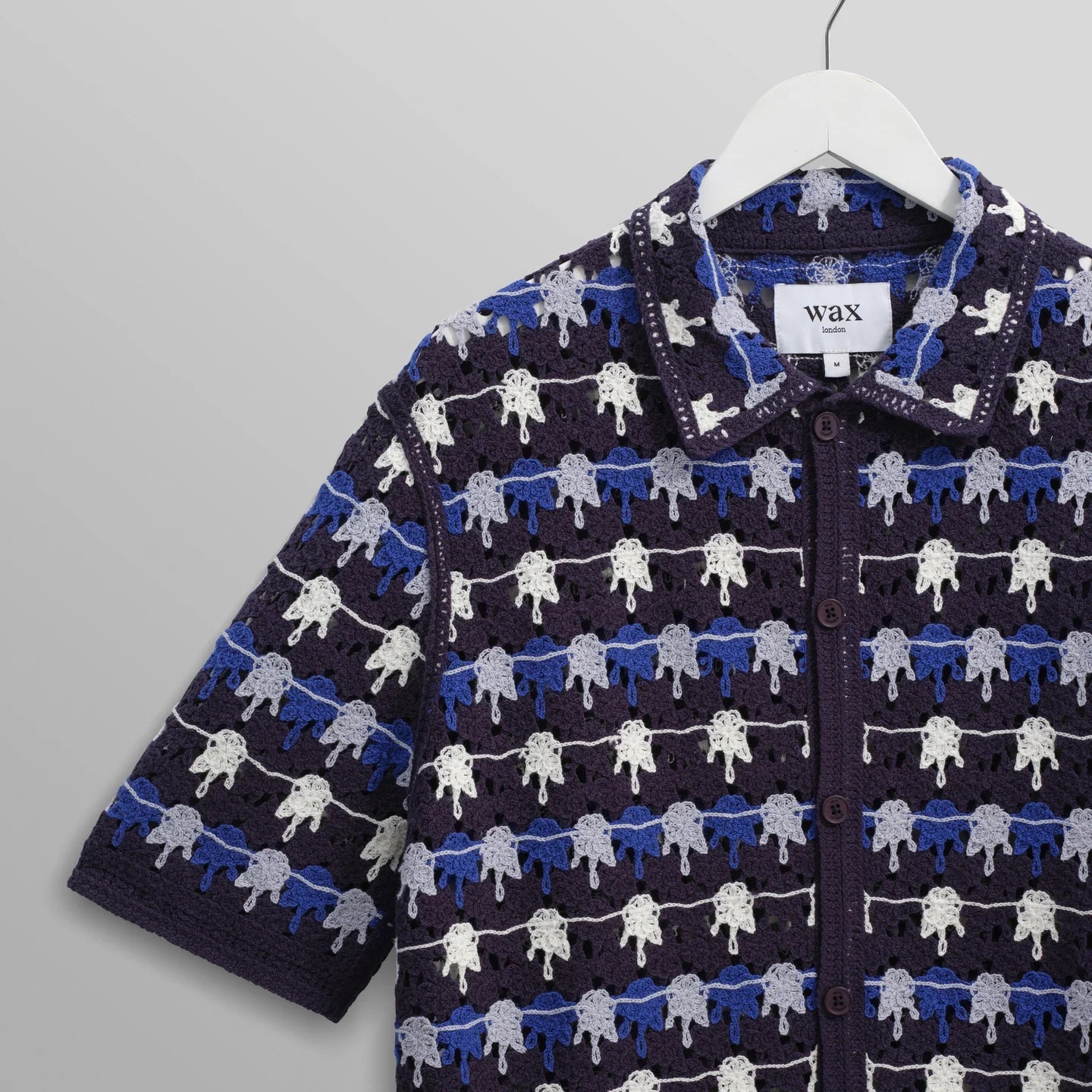 ポルトシャツ SPLASH CROCHET ( Navy )