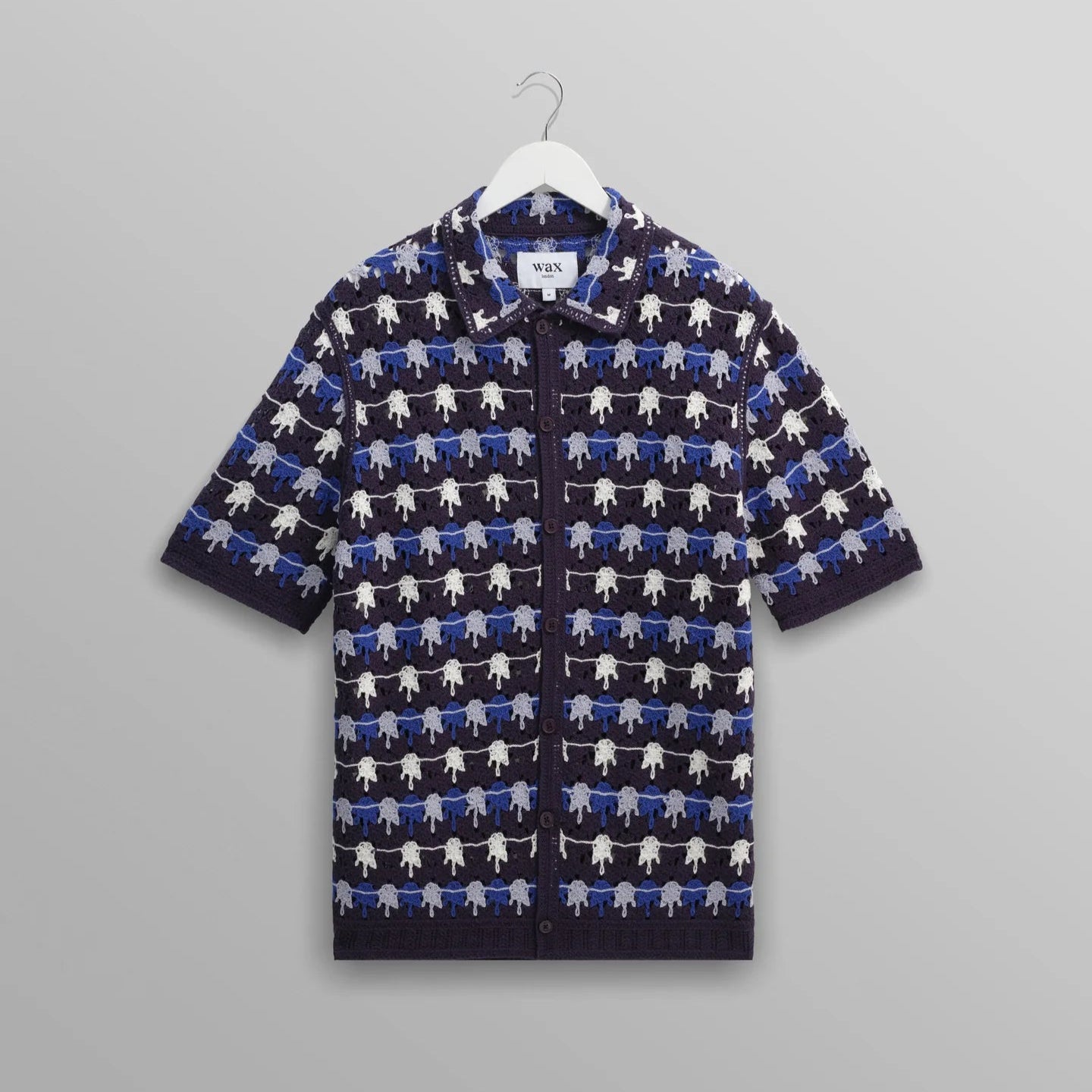 ポルトシャツ SPLASH CROCHET ( Navy )