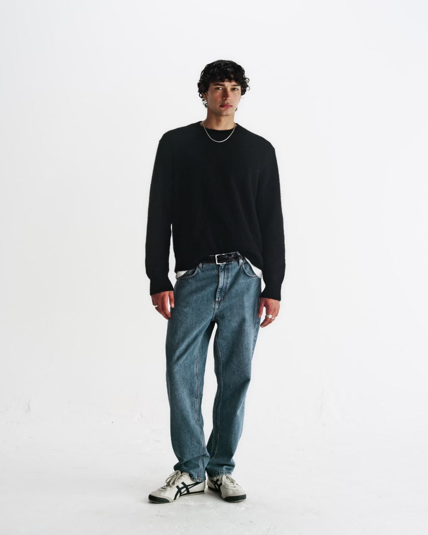 【予約】ワイルドクルー FLUFFY WOOL BLEND (BLACK)