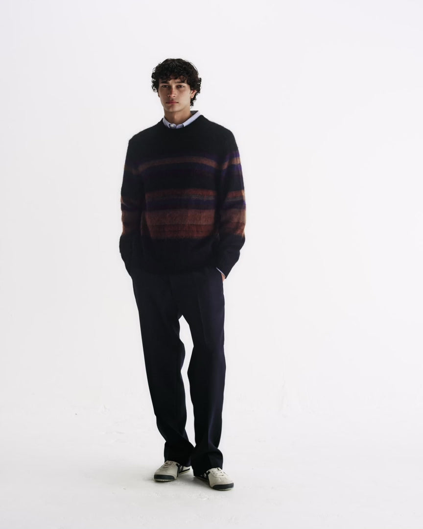 【予約】ワイルドクルー BRUSH STRIPE (BLACK/DARK MULTI)