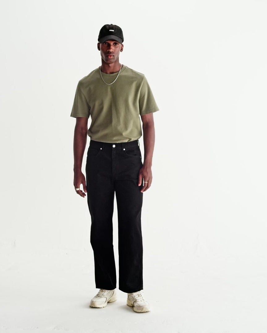 【予約】ルーズフィットデニム DENIM (BLACK)