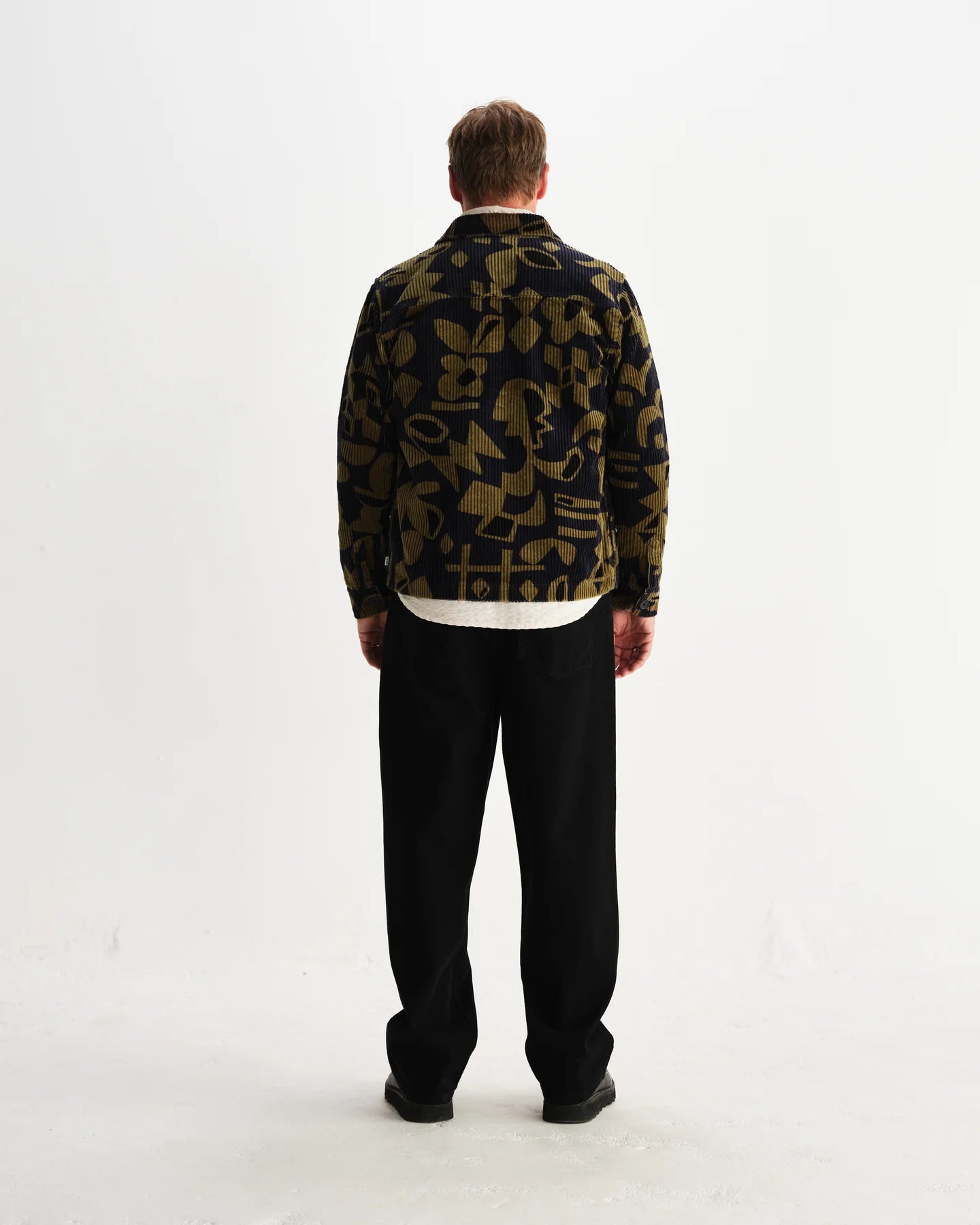 オーバーシャツ ROCKLEY SHAPES JUMBO CORD (NAVY/KHAKI)