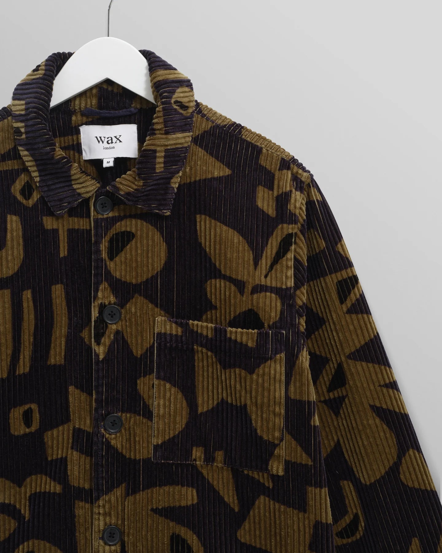 【予約】オーバーシャツ ROCKLEY SHAPES JUMBO CORD (NAVY/KHAKI_)