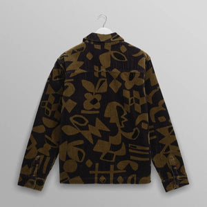 【予約】オーバーシャツ ROCKLEY SHAPES JUMBO CORD (NAVY/KHAKI_)