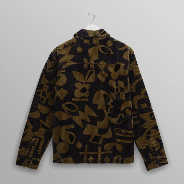 【予約】オーバーシャツ ROCKLEY SHAPES JUMBO CORD (NAVY/KHAKI_)