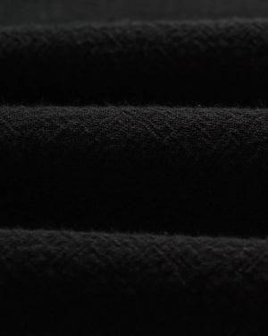 【予約】オーバーシャツ ROMER HEAVY CRINKLE COTTON (BLACK)