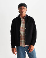 【予約】オーバーシャツ ROMER HEAVY CRINKLE COTTON (BLACK)