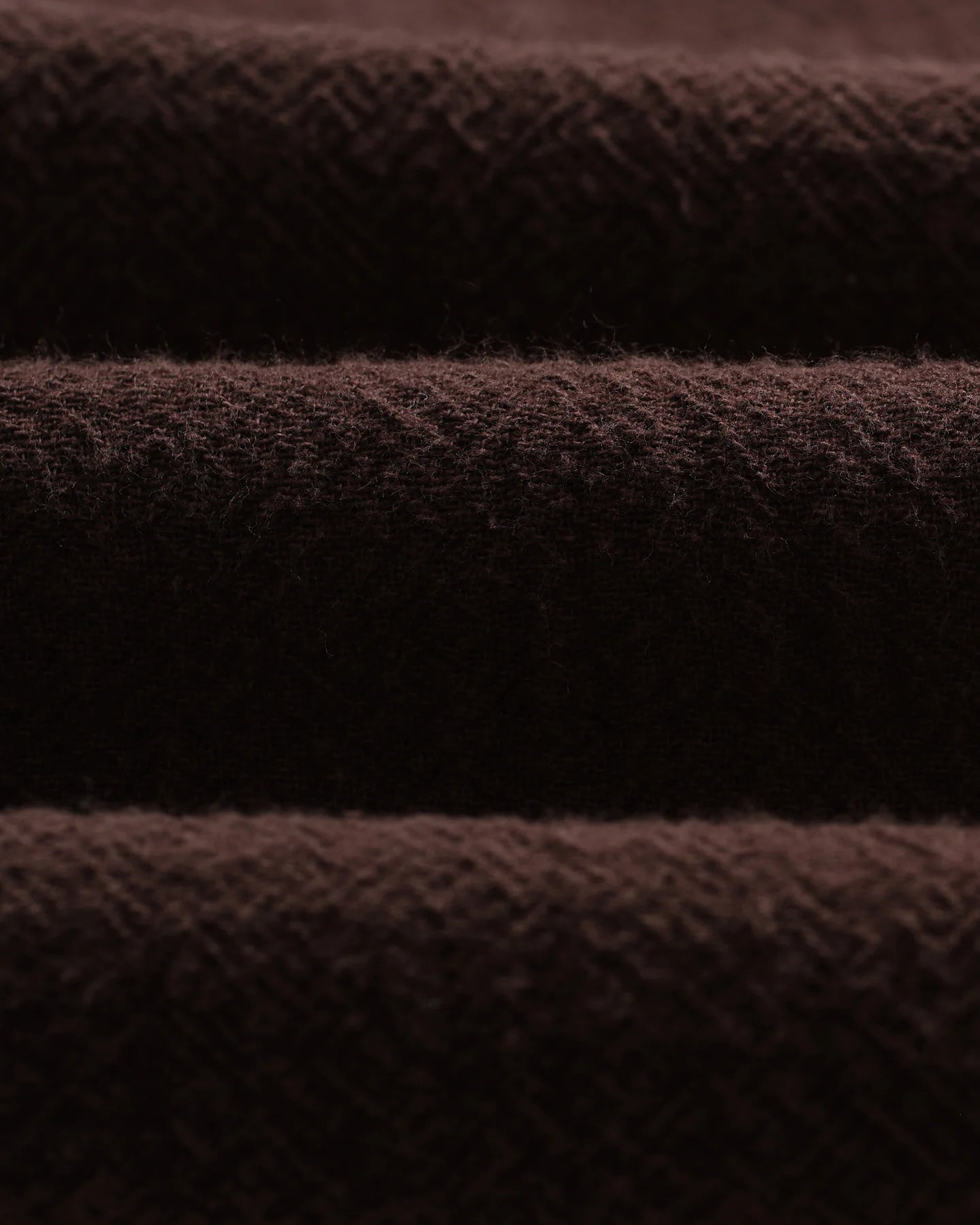 オーバーシャツ ROMER HEAVY CRINKLE COTTON (DARK BROWN)