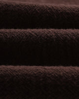 【予約】オーバーシャツ ROMER HEAVY CRINKLE COTTON (DARK BROWN)