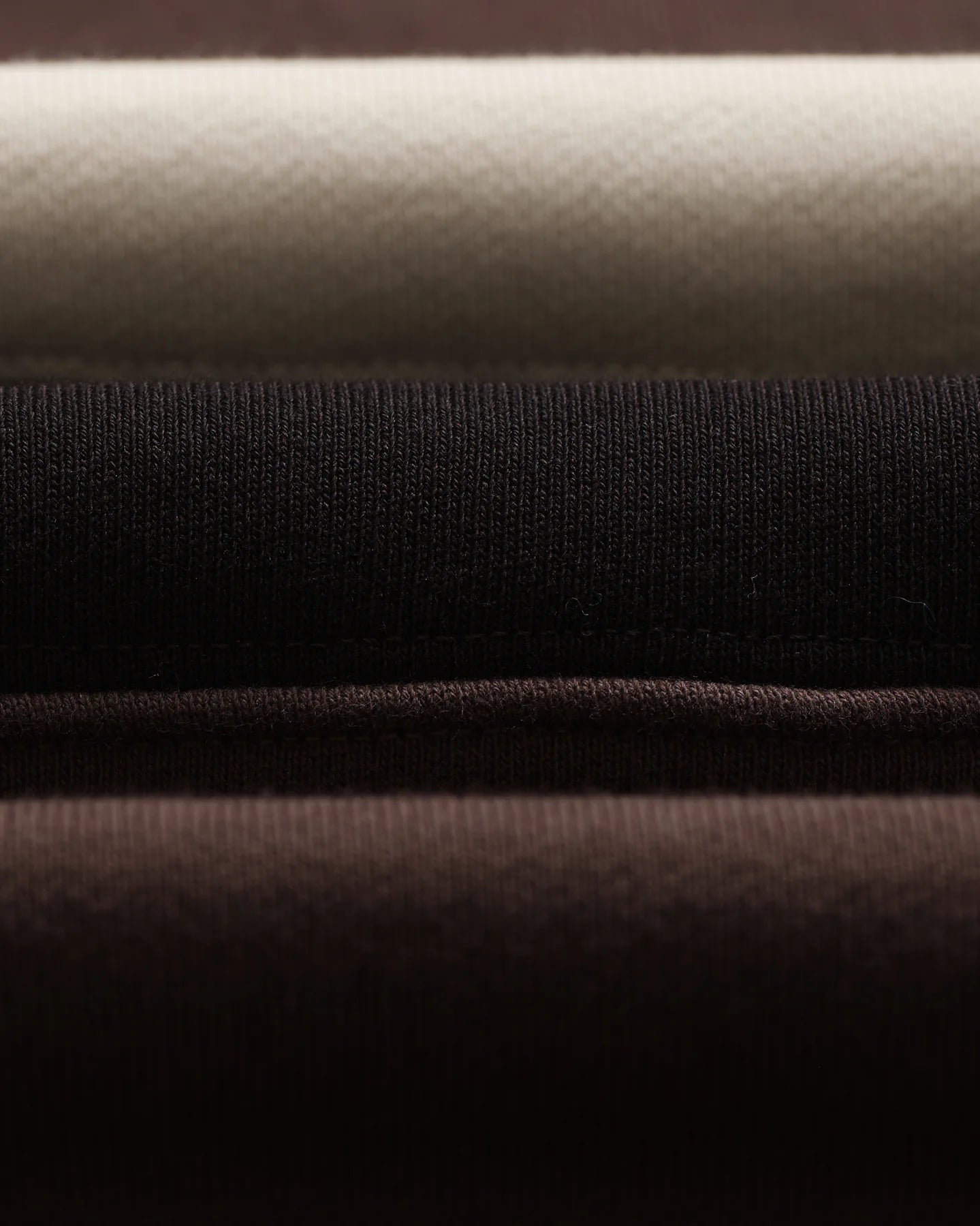 【予約】ラガーシャツ PANELLED LOOPBACK (BROWN/BLACK)