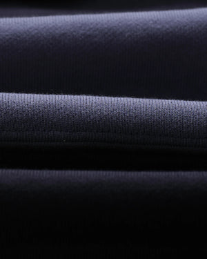 ラガーシャツ PANELLED LOOPBACK (NAVY/BLUE)