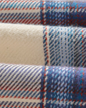 【予約】シェリーシャツ FLANNEL CHECK (BLUE/MULTI)