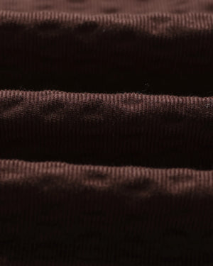 シェリーシャツ SEERSUCKER CORD (DARK BROWN)