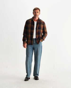 【予約】シェリーシャツ FLANNEL CHECK (MULTI)