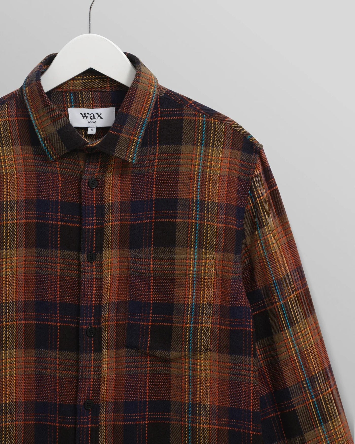 シェリーシャツ FLANNEL CHECK (MULTI)【ワックスロンドン日本公式