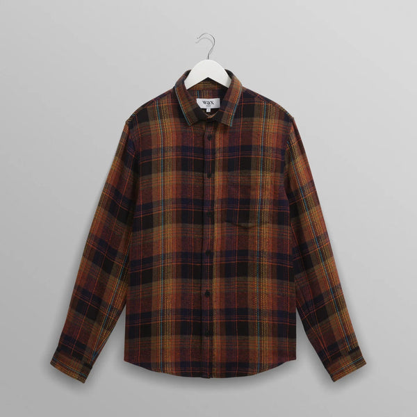 【予約】シェリーシャツ FLANNEL CHECK (MULTI)