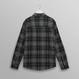 シェリーシャツ SEERSUCKER FLANNEL (NAVY/MULTI)