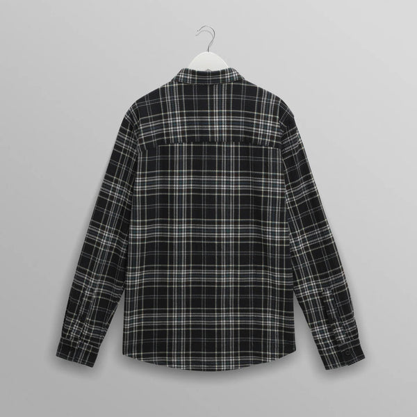 シェリーシャツ SEERSUCKER FLANNEL (NAVY/MULTI)