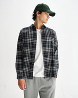 シェリーシャツ SEERSUCKER FLANNEL (NAVY/MULTI)