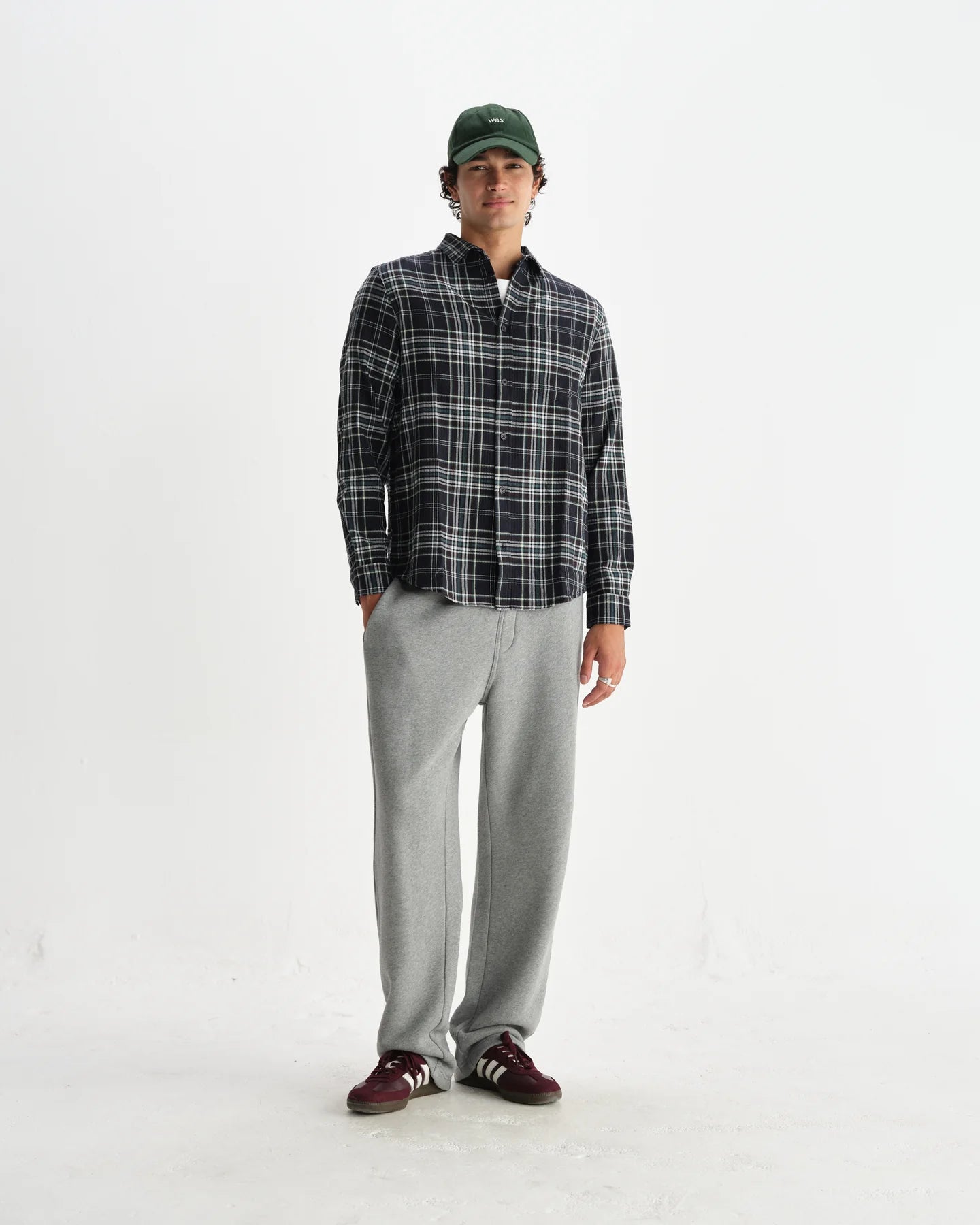 【予約】シェリーシャツ SEERSUCKER FLANNEL (NAVY/MULTI)