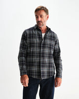 シェリーシャツ SEERSUCKER FLANNEL (NAVY/MULTI)
