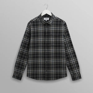 シェリーシャツ SEERSUCKER FLANNEL (NAVY/MULTI)
