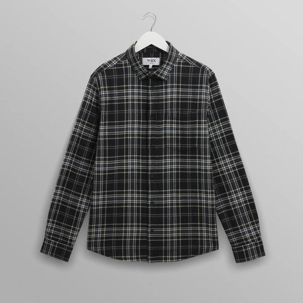 シェリーシャツ SEERSUCKER FLANNEL (NAVY/MULTI)
