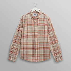 シェリーシャツ SEERSUCKER FLANNNEL (RUST/MULTI)
