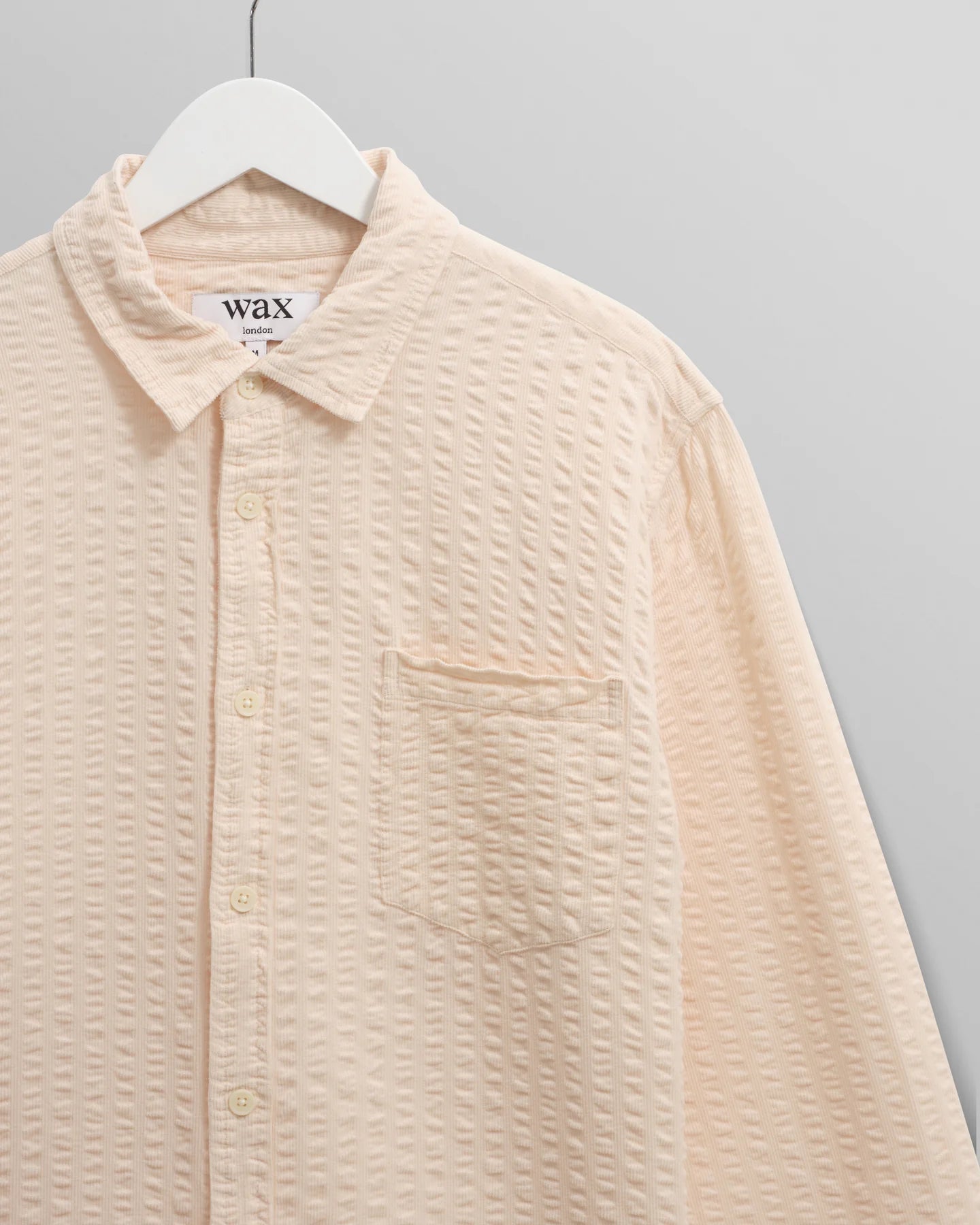 シェリーシャツ SEERSUCKER CORD (STONE) - グリニッジ オンラインストア