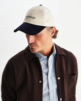 スポーツキャップ CORD (ECRU/NAVY)