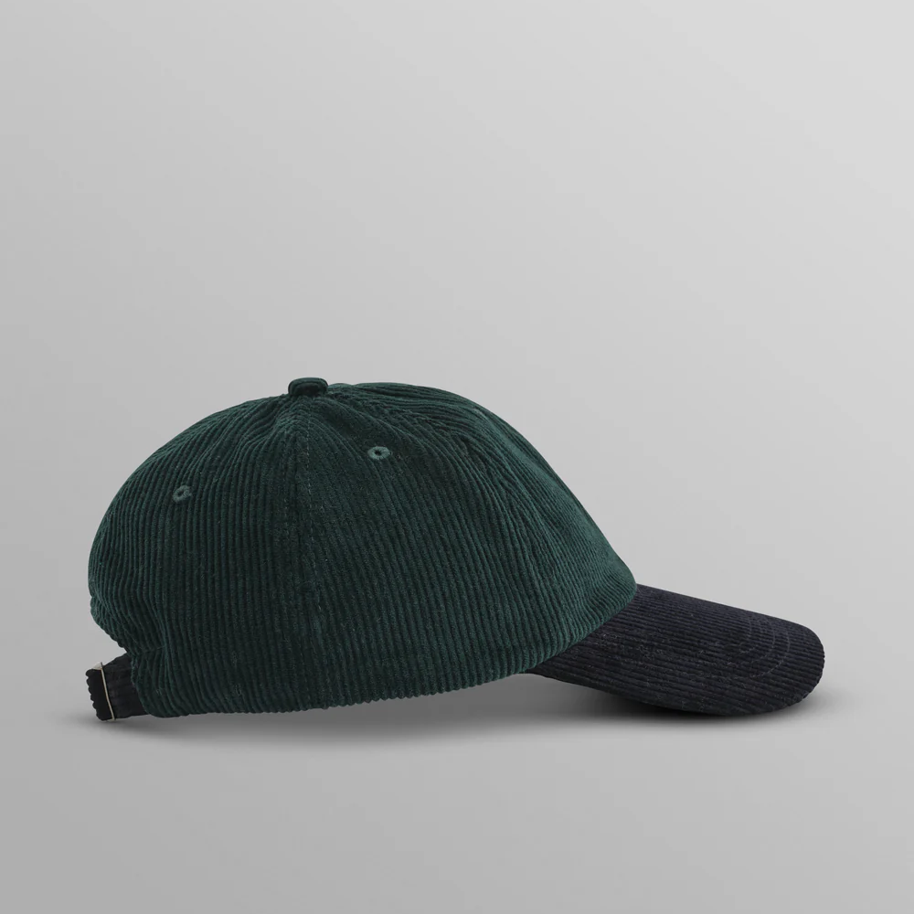 スポーツキャップ コーデュロイ (GREEN/ NAVY)