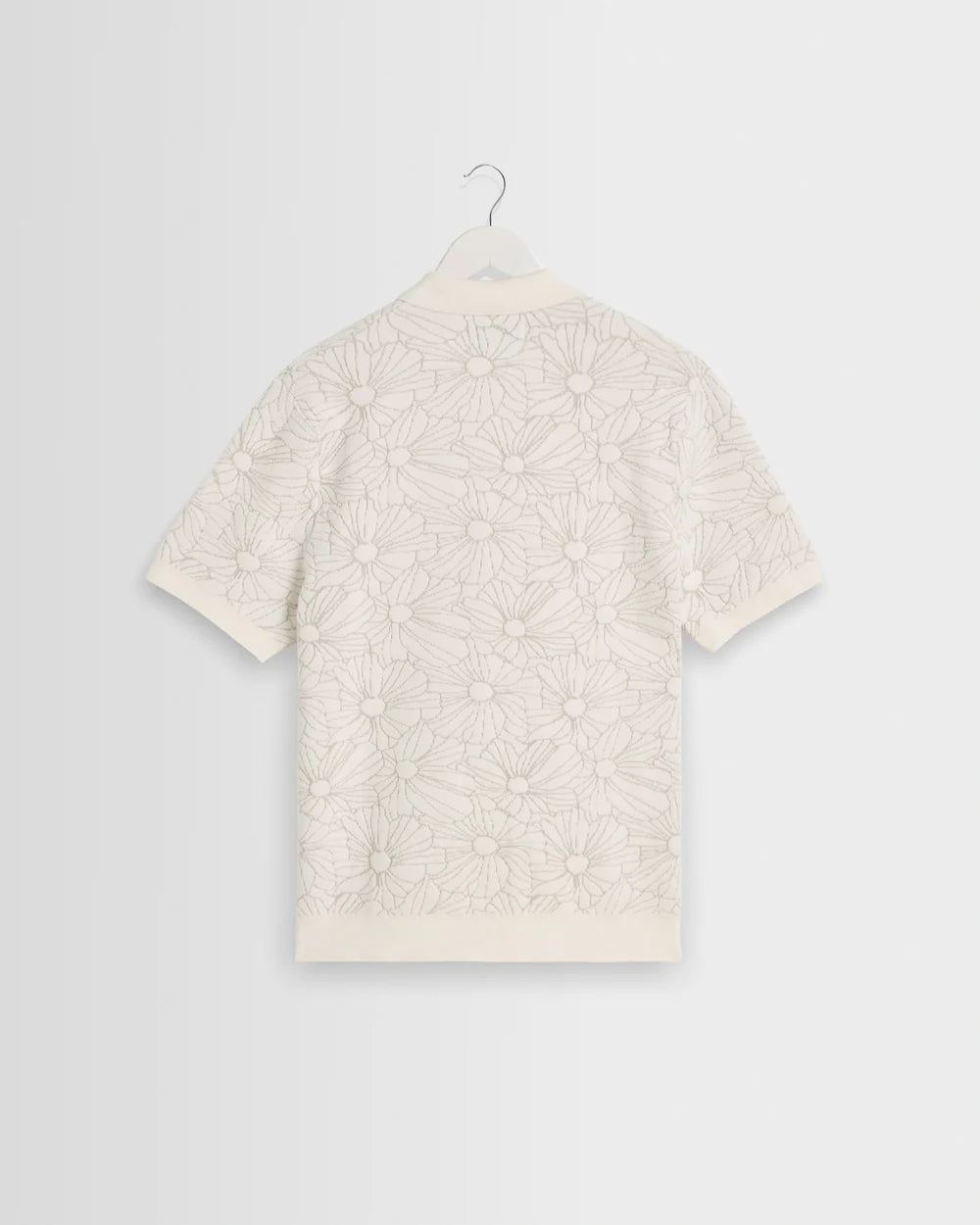 テラーロシャツ FLOWER JACQUARD (ECRU/NATURAL)