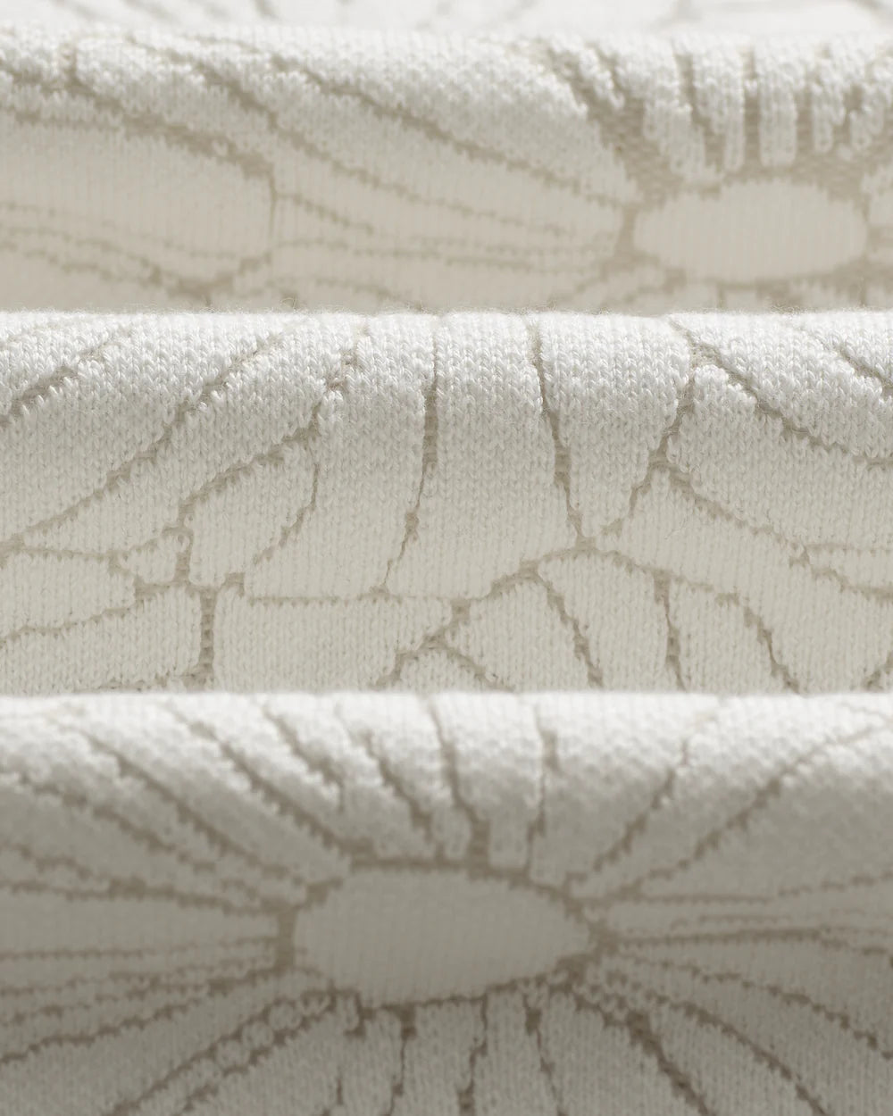 テラーロシャツ FLOWER JACQUARD (ECRU/NATURAL)