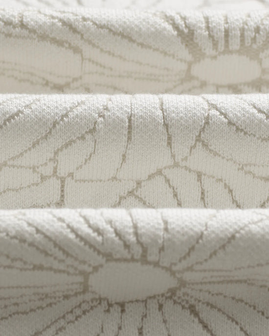 テラーロシャツ FLOWER JACQUARD (ECRU/NATURAL)