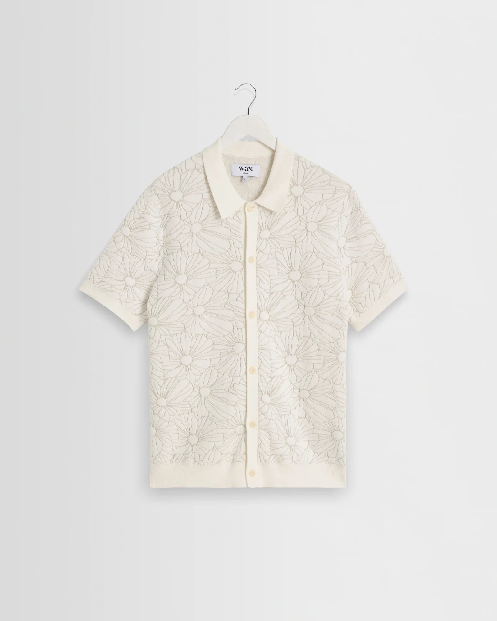 テラーロシャツ FLOWER JACQUARD (ECRU/NATURAL)