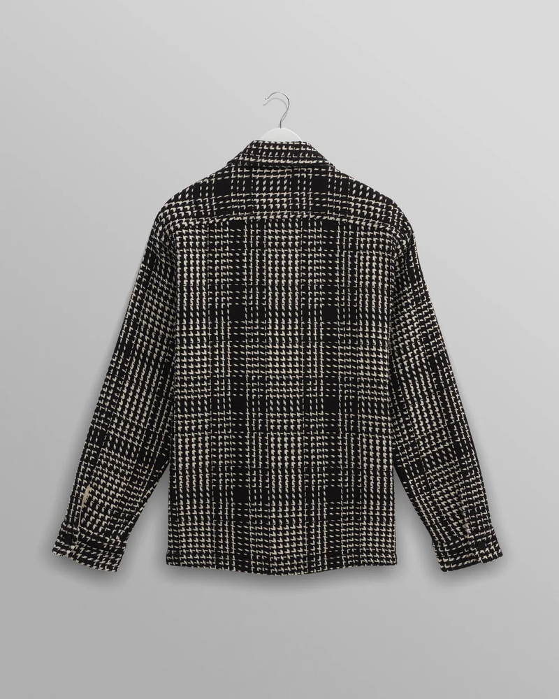 WAX LONDON WHオーバーシャツ ツインウィーブ(BLACK) WHオーバーシャツ ツインウィーブ(BLACK) – グリニッジ