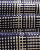 【予約】オーバーシャツ BASKET WEAVE (BLUE/ECRU)