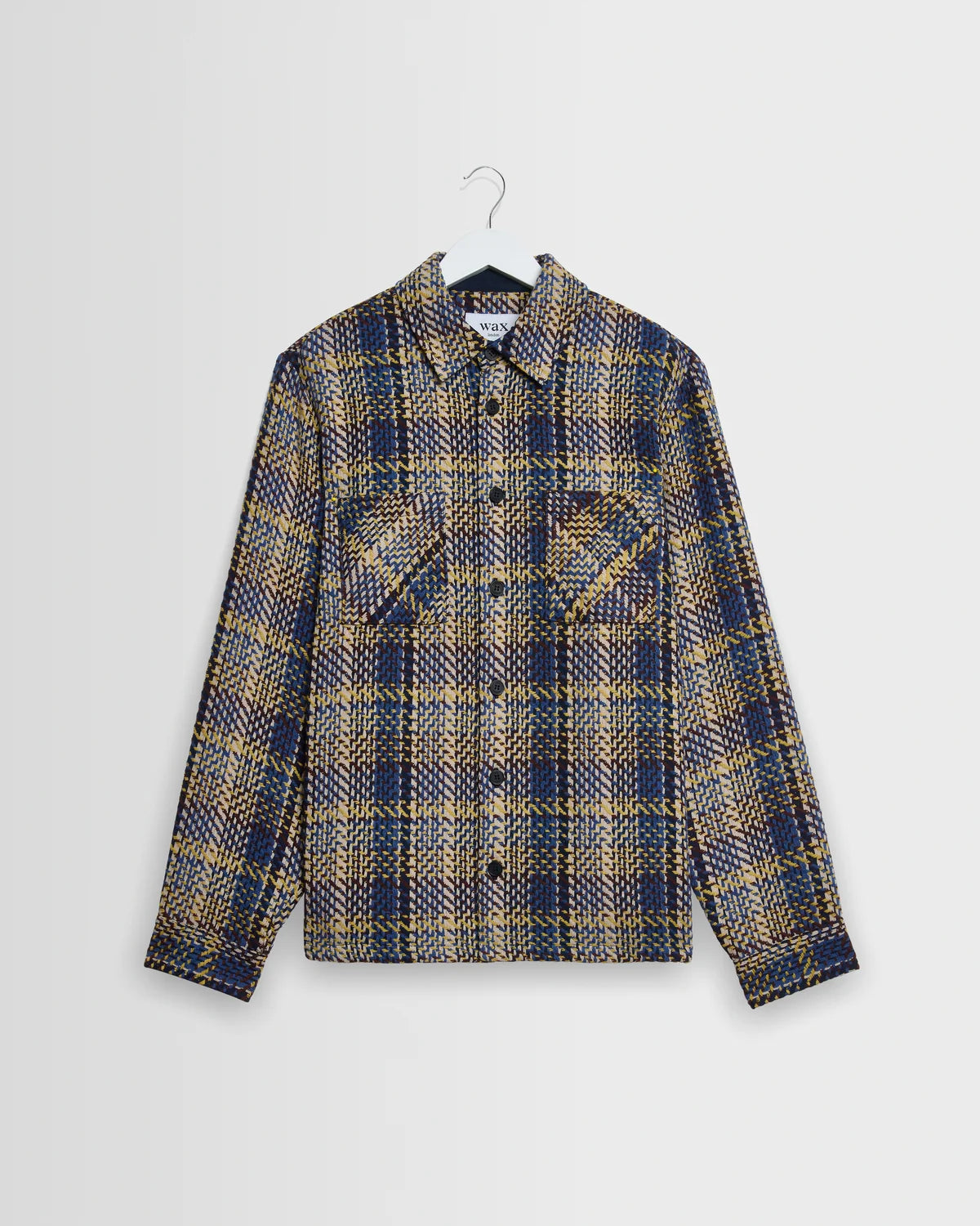 オーバーシャツ GRAIN CHECK (BLUE/MULTI)