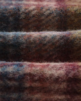 【予約】オーバーシャツ WOOL BLEND CHECK (BLUE/MULTI)