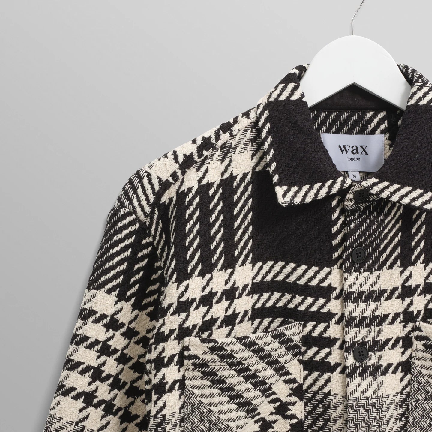 オーバーシャツ LAKE CHECK (ECRU/BLACK) Whiting Overshirt