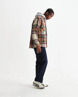 【予約】オーバーシャツ WOOL BLEND CHECK (ECRU/MULTI)