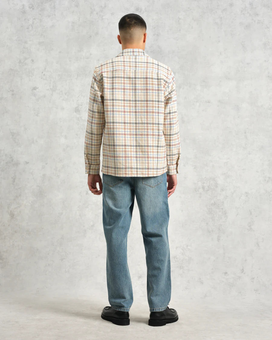オーバーシャツ YARD CHECK (ECRU/MULTI) Whiting Overshirt