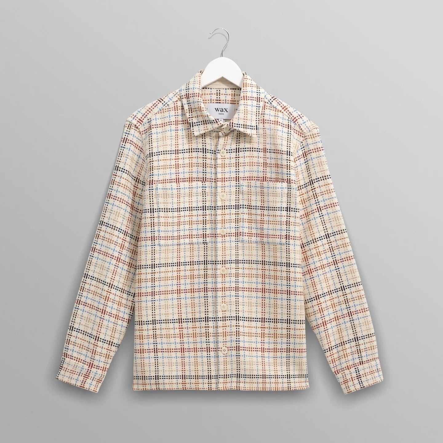 オーバーシャツ YARD CHECK (ECRU/MULTI) Whiting Overshirt