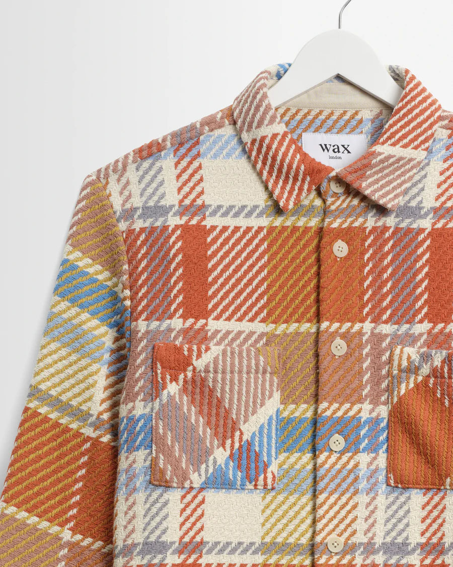 オーバーシャツ BUDE CHECK (PASTEL MULTI)